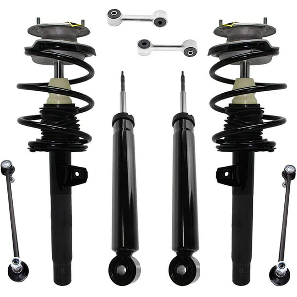 6pc Front Struts Coil Spring Assembly Tie Rods for BMW 320i 323i 325i 325Ci 330i